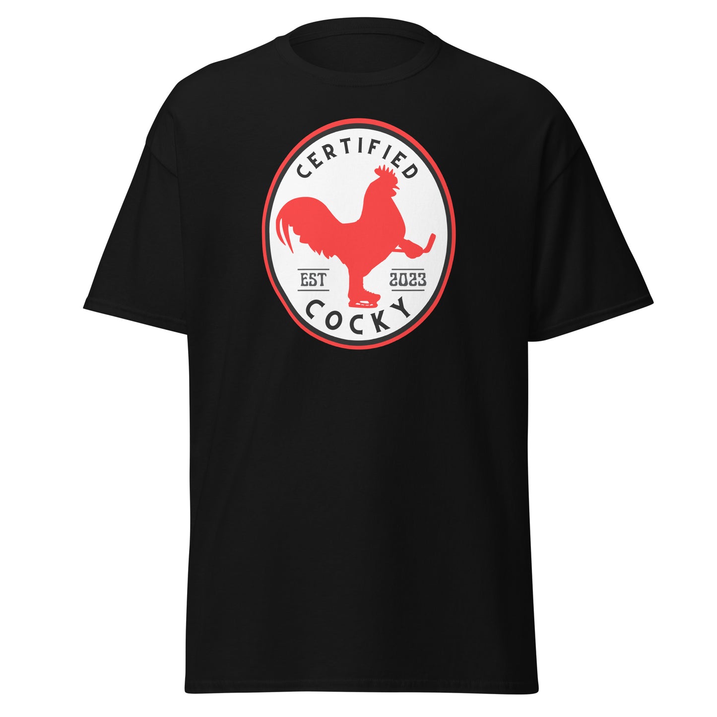 "Certified Cocky" Hockey T-Shirt