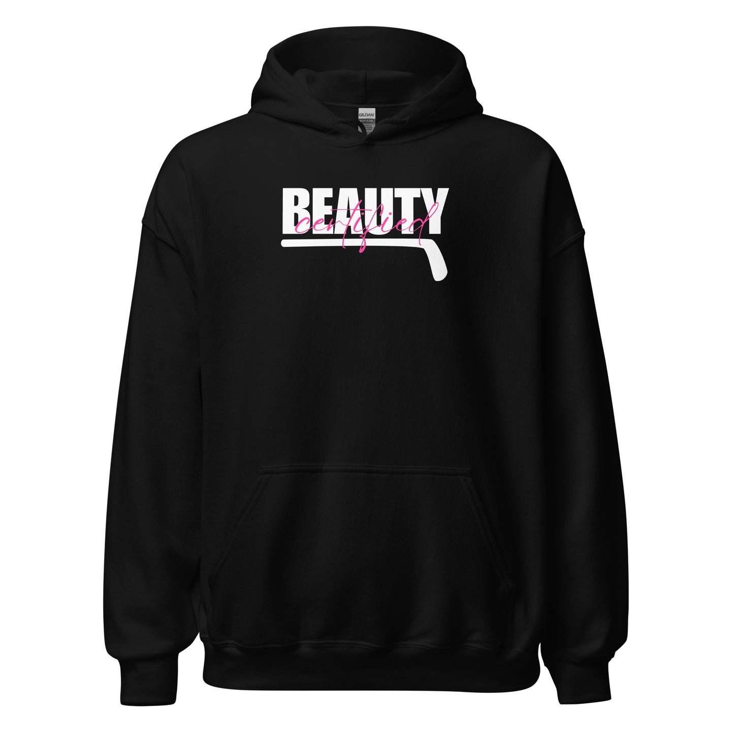 "Certified Beauty" Slick Stick Hockey Hoodie