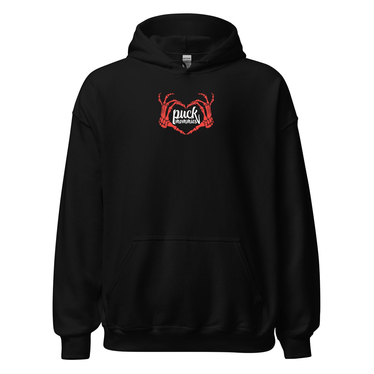 "I ❤️ Puck Mommies" No Bones About It Hockey Hoodie