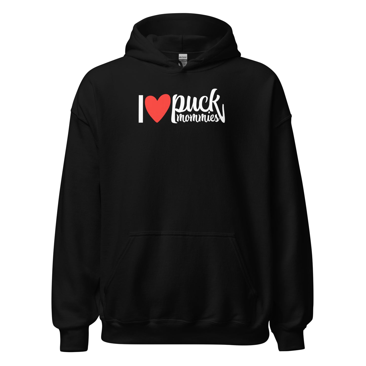 "I ❤️ Puck Mommies" Hockey Hoodie