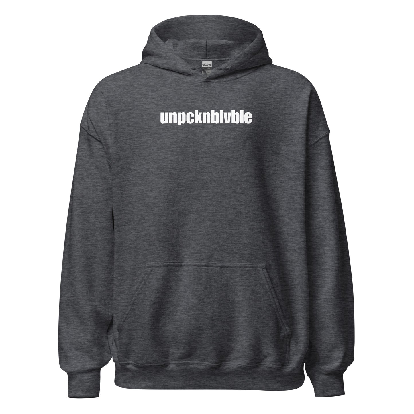 "unpcknblvble" Hockey Hoodie