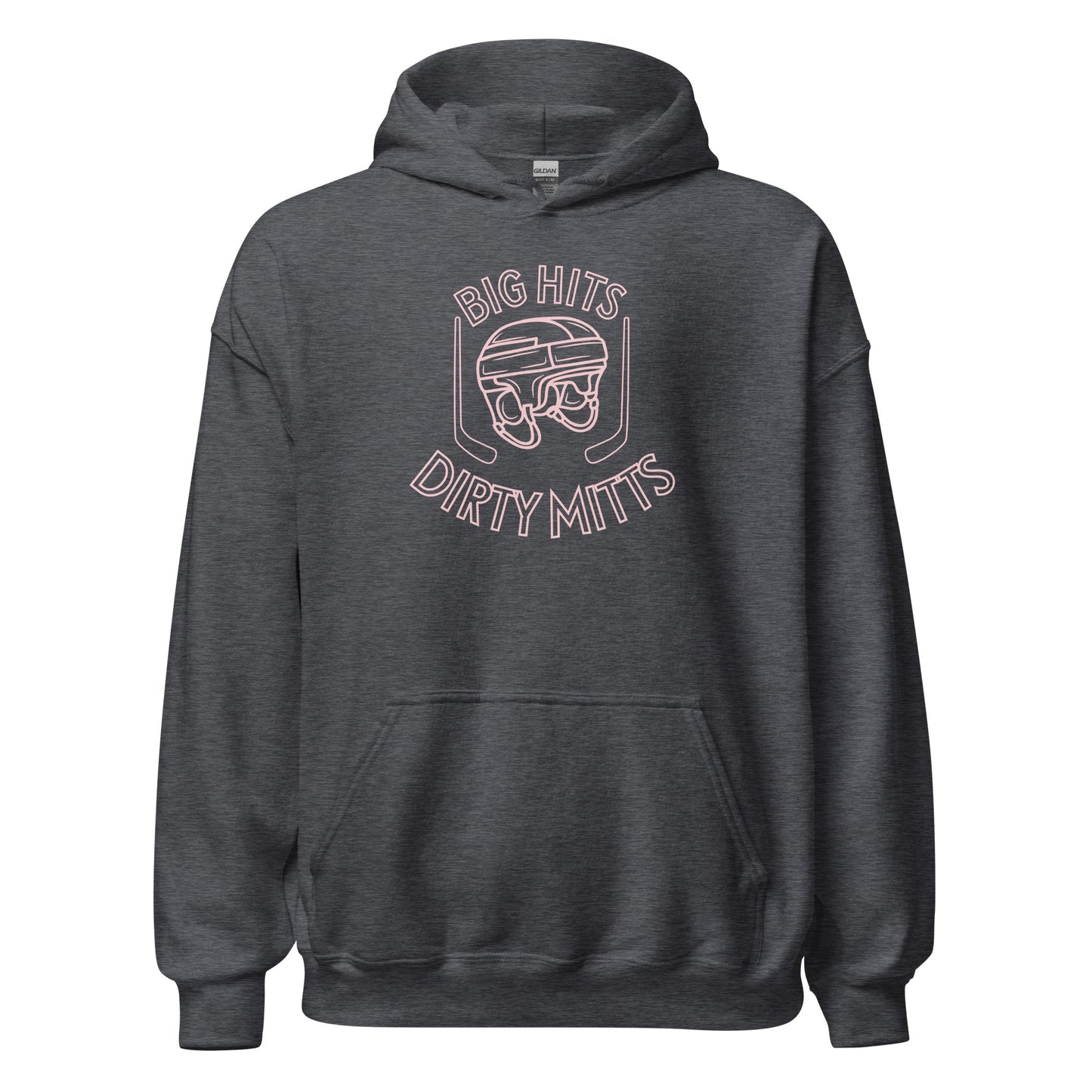 "Big Hits, Dirty Mitts" Hockey Hoodie