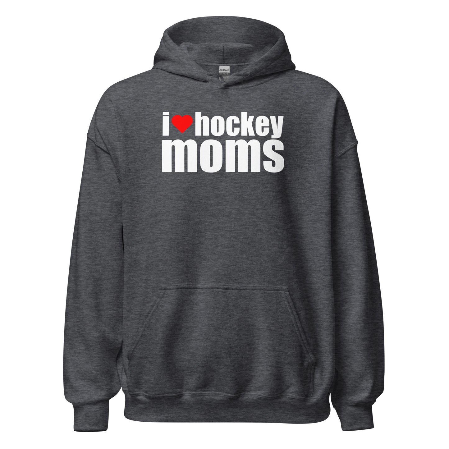 "I ❤️ Hockey Moms" Classic (WHITE FONT)