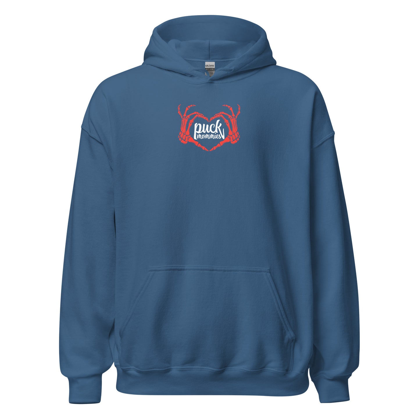 "I ❤️ Puck Mommies" No Bones About It Hockey Hoodie