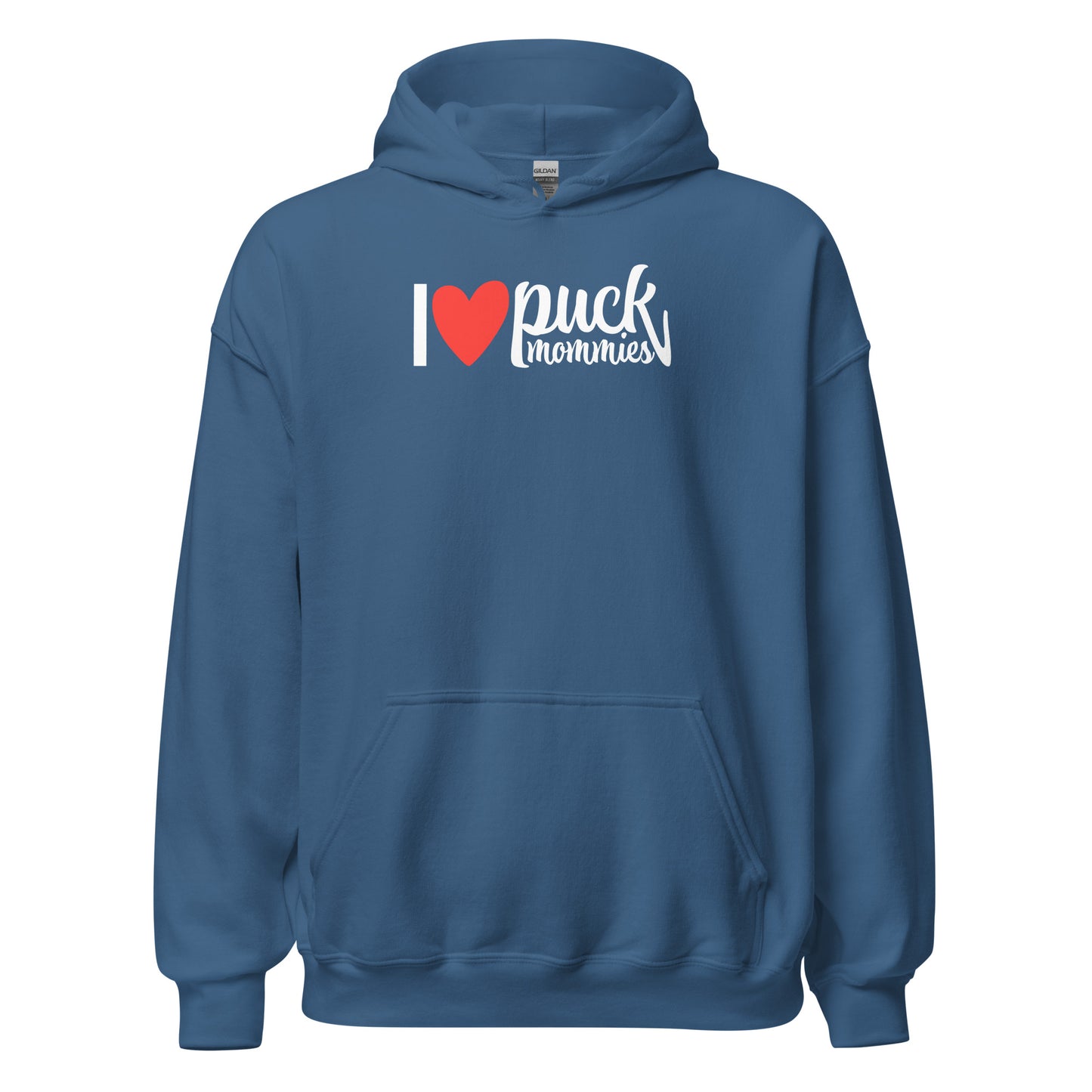 "I ❤️ Puck Mommies" Hockey Hoodie