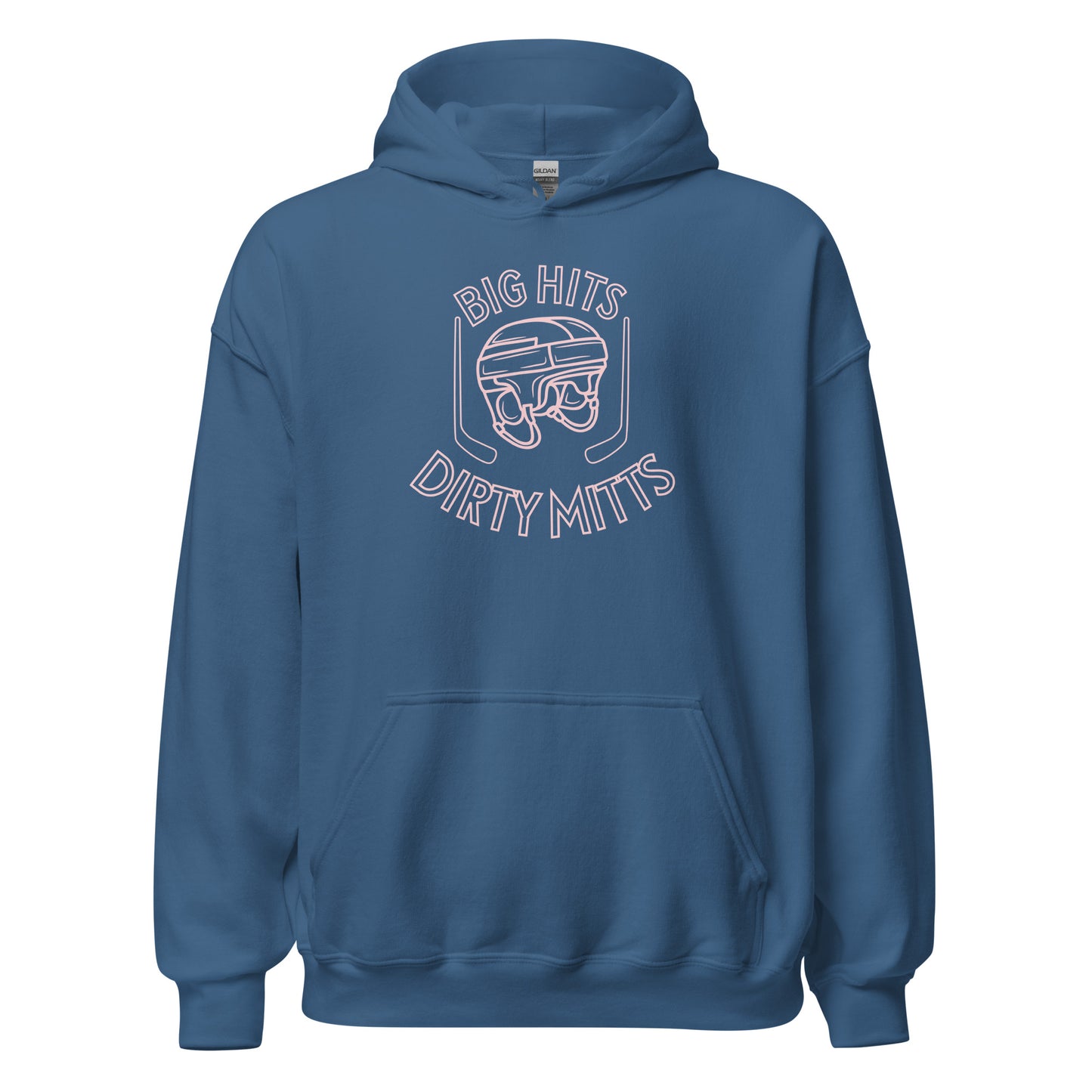 "Big Hits, Dirty Mitts" Hockey Hoodie