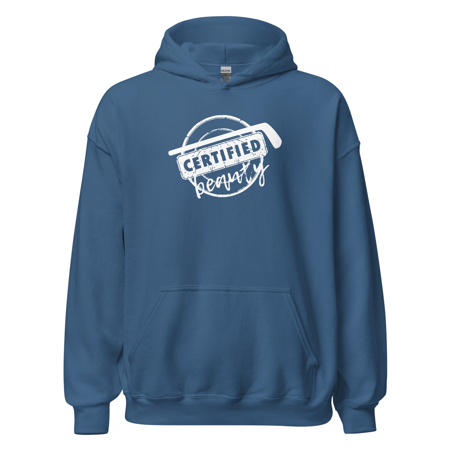 "Certified Beauty" CIRCLE LOGO Hockey Hoodie