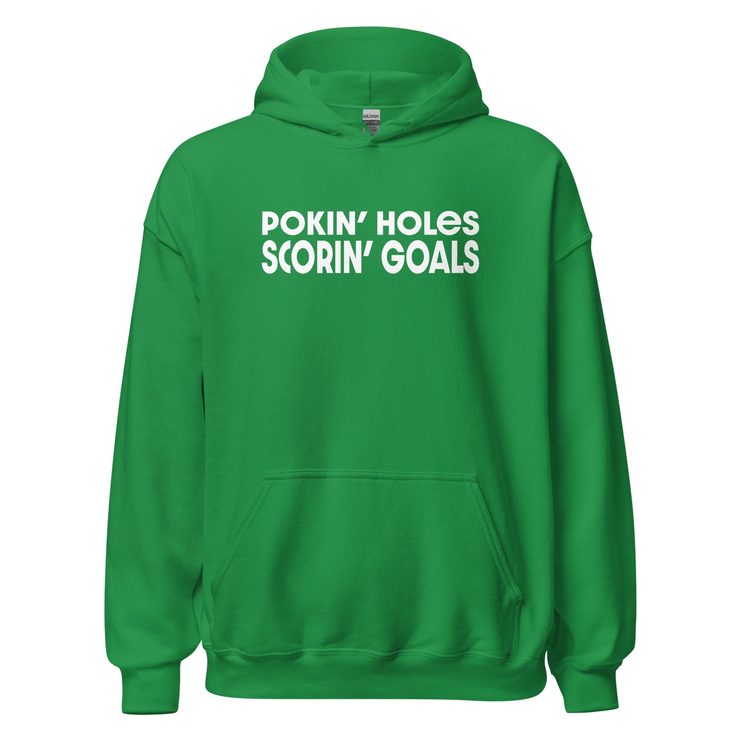 "Pokin' Holes, Scorin' Goals" Hockey Hoodie