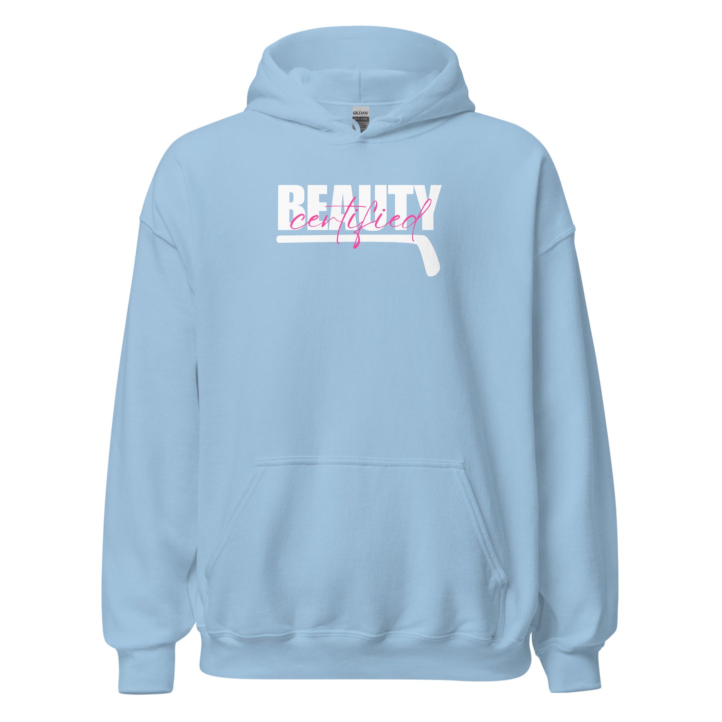 "Certified Beauty" Slick Stick Hockey Hoodie