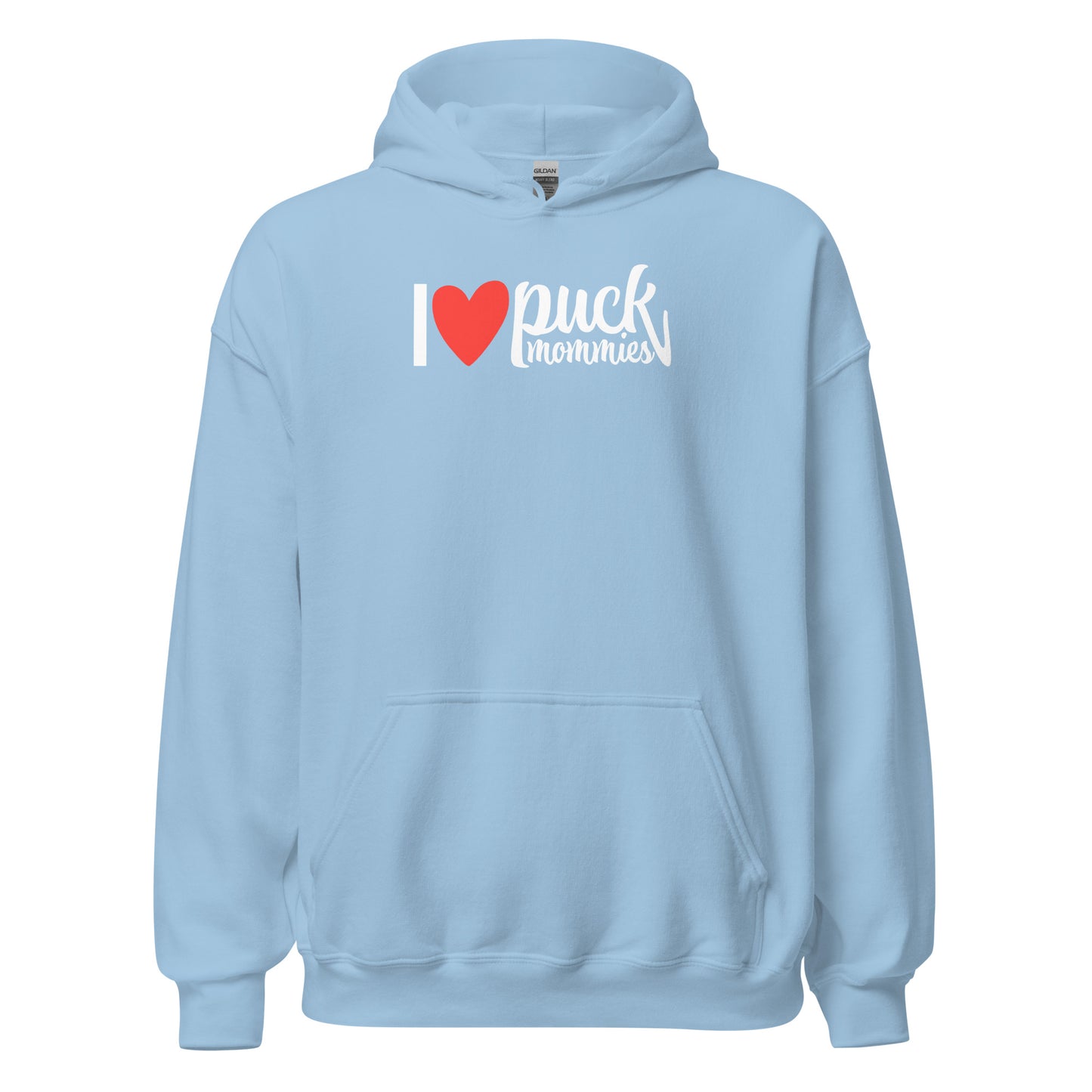 "I ❤️ Puck Mommies" Hockey Hoodie