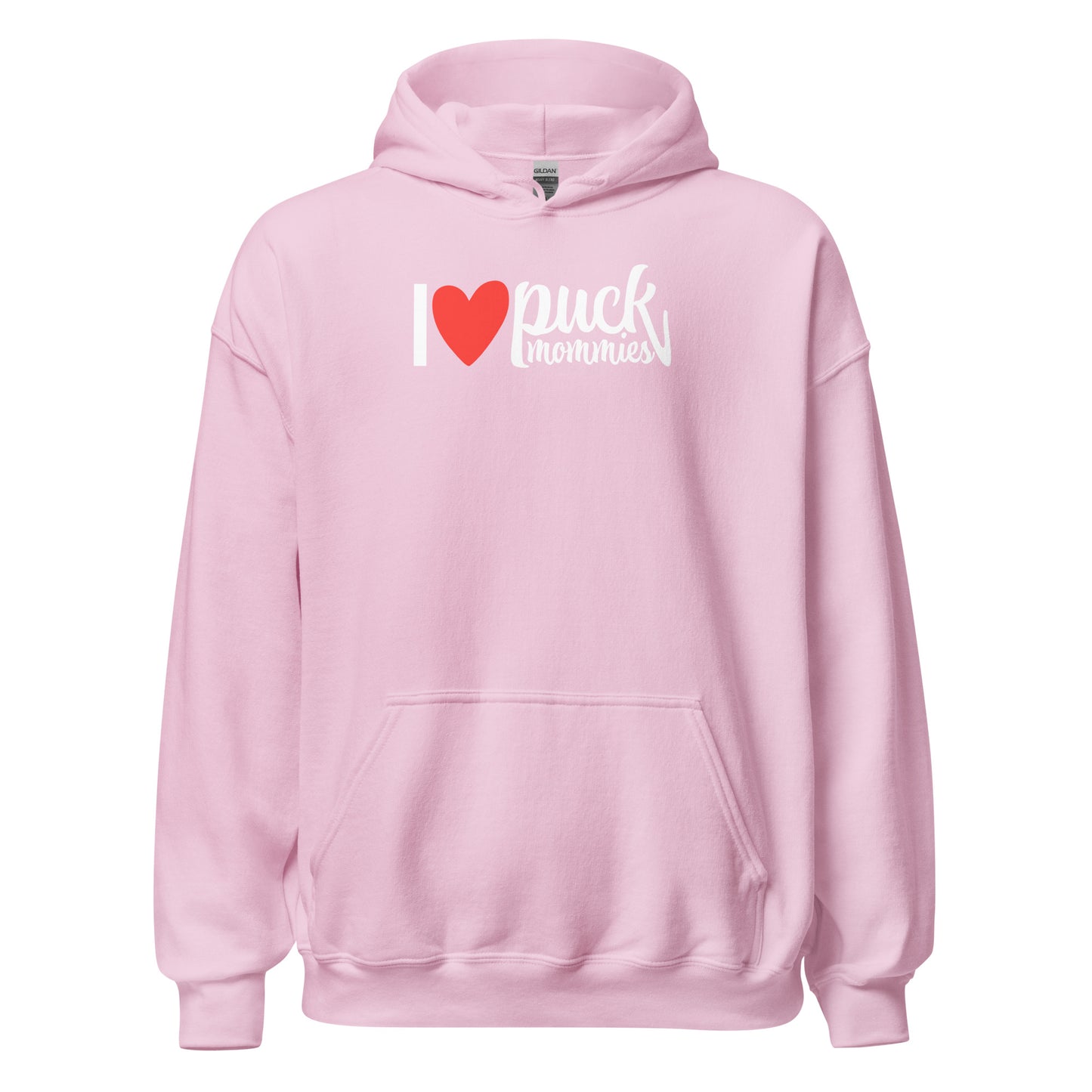 "I ❤️ Puck Mommies" Hockey Hoodie