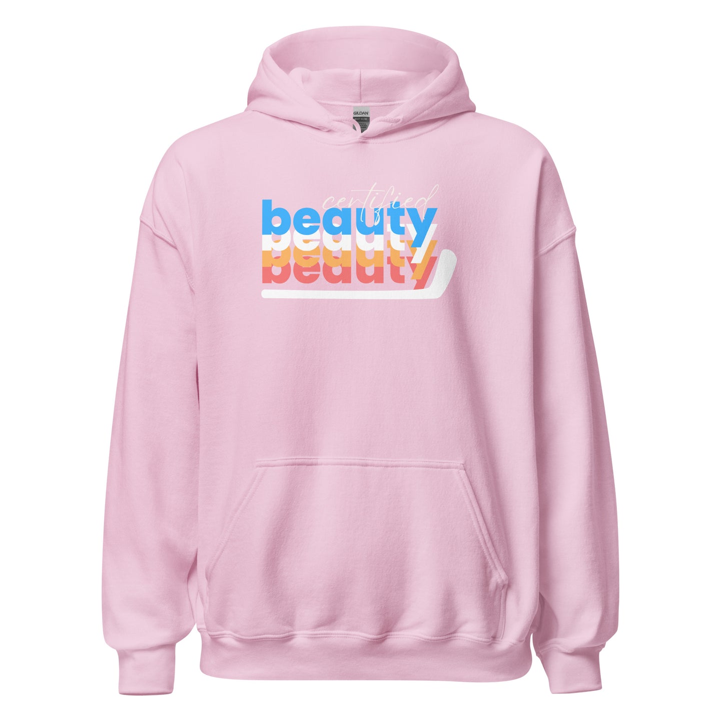 "Certified Beauty" Hat Trick Hockey Hoodie