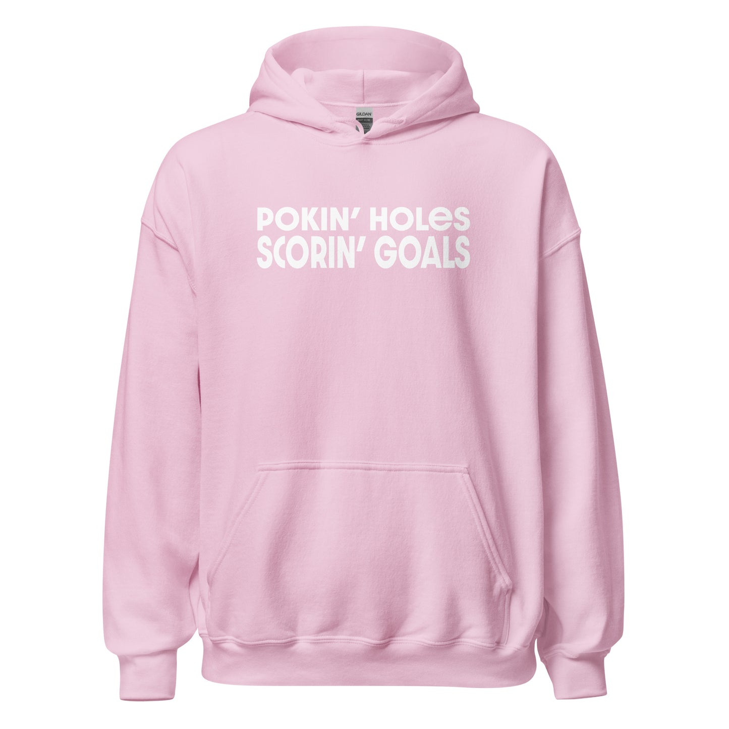 "Pokin' Holes, Scorin' Goals" Hockey Hoodie