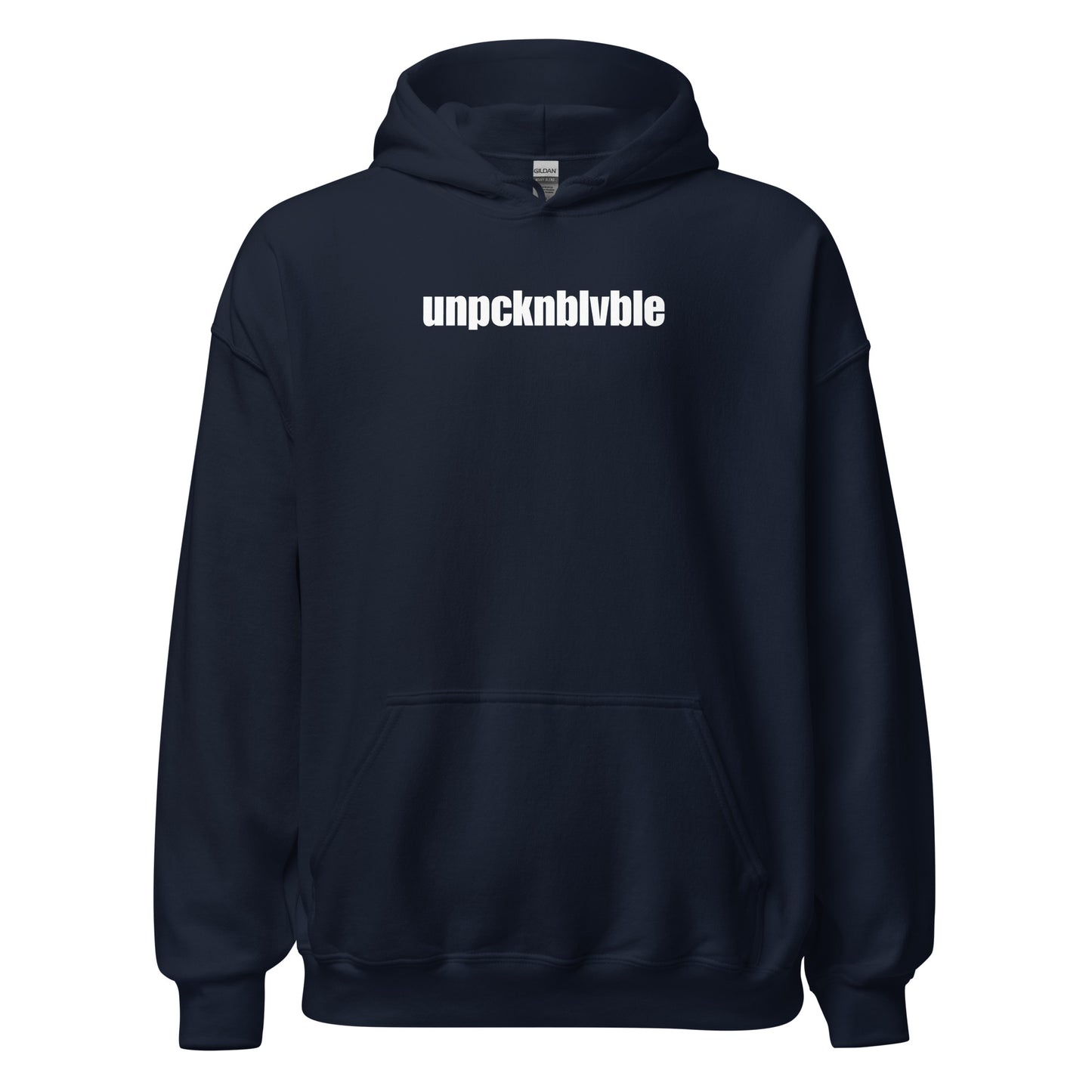 "unpcknblvble" Hockey Hoodie