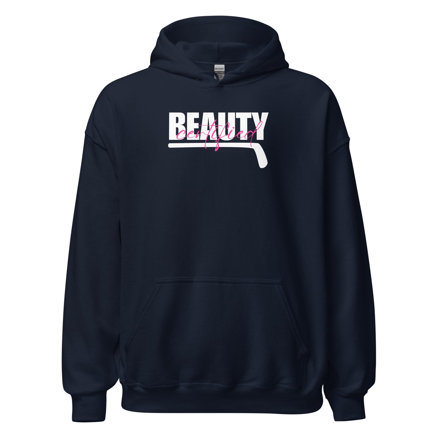 "Certified Beauty" Slick Stick Hockey Hoodie