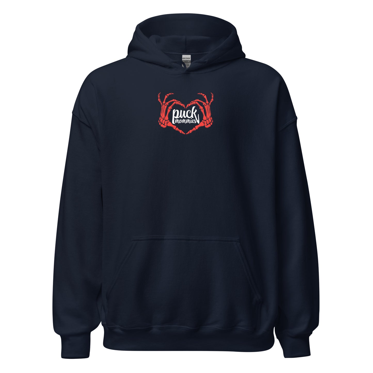 "I ❤️ Puck Mommies" No Bones About It Hockey Hoodie