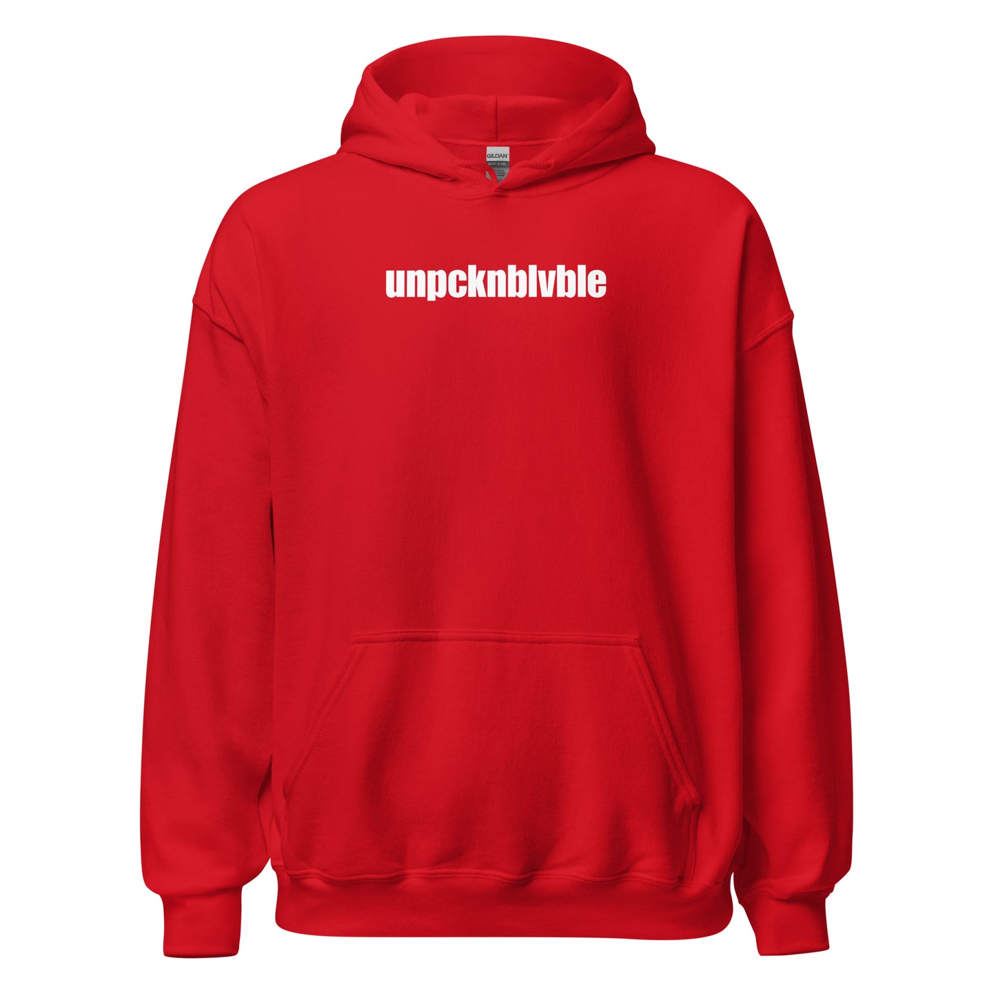 "unpcknblvble" Hockey Hoodie