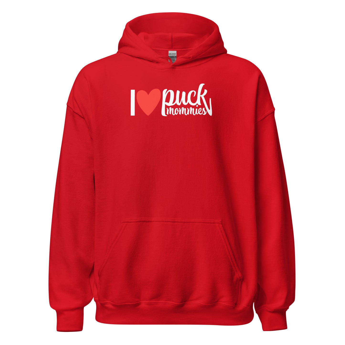 "I ❤️ Puck Mommies" Hockey Hoodie