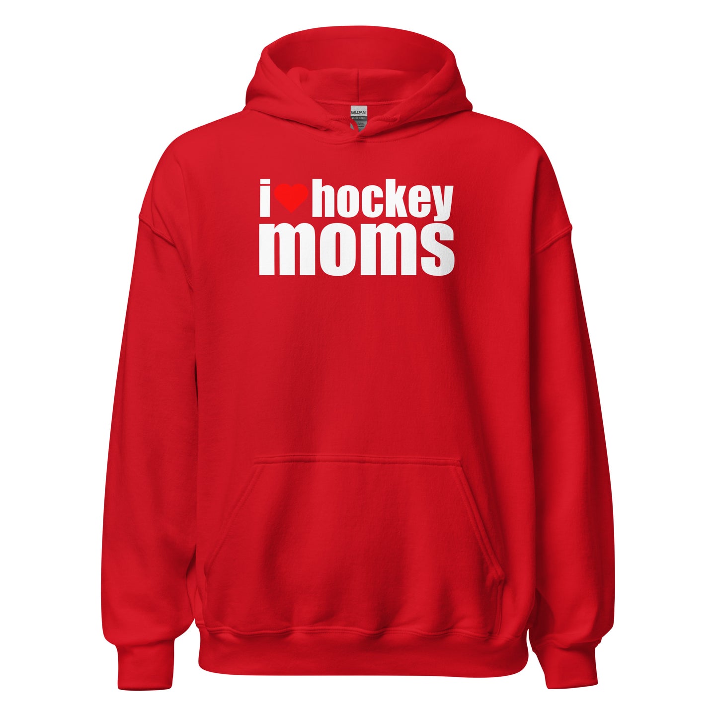 "I ❤️ Hockey Moms" Classic (WHITE FONT)