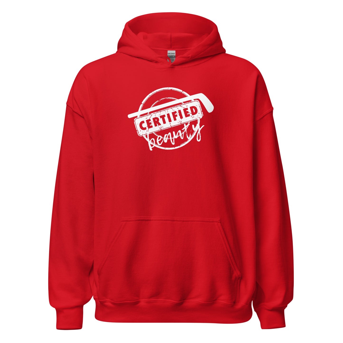 "Certified Beauty" CIRCLE LOGO Hockey Hoodie