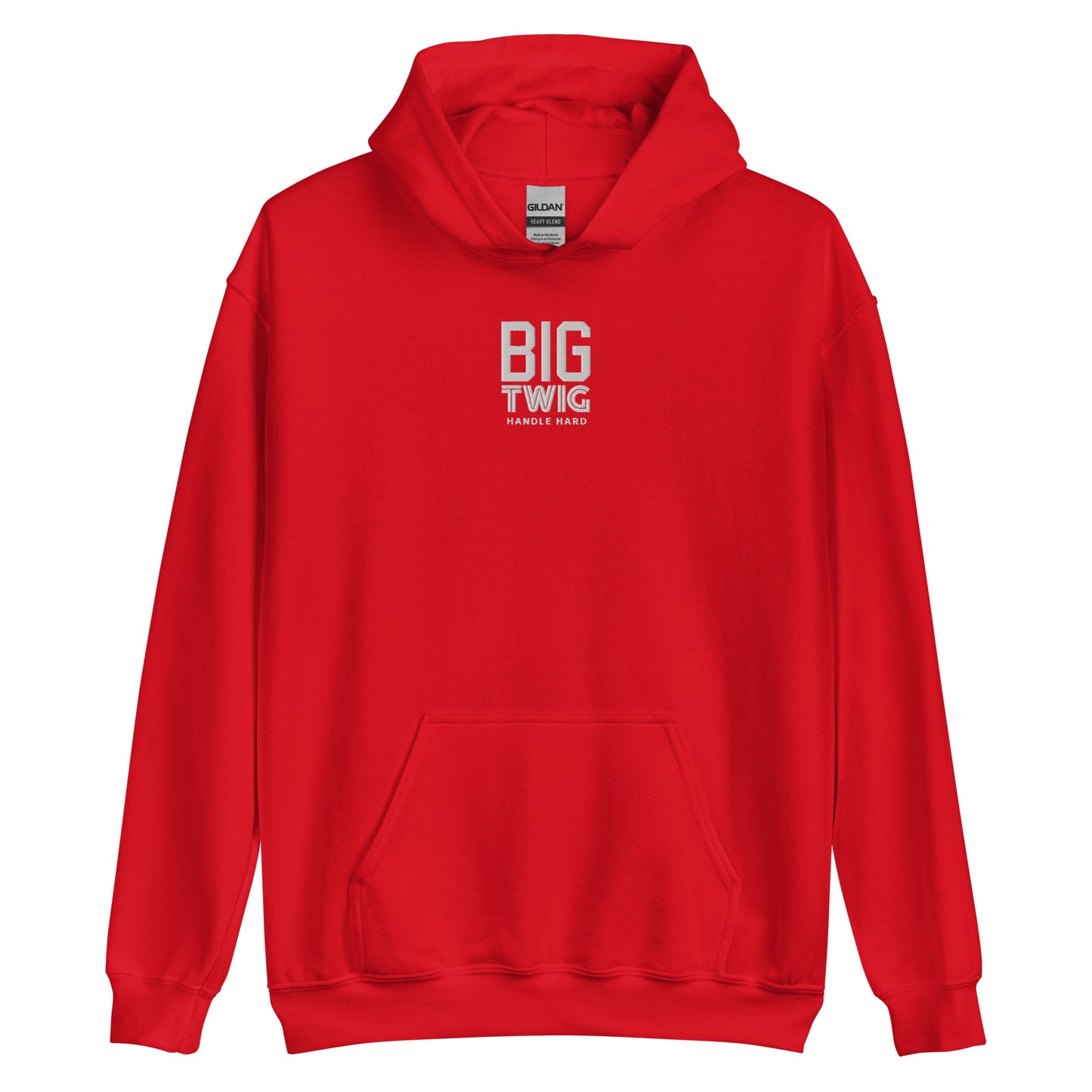 "BIG TWIG" SMALL Embroidered Hockey Hoodie