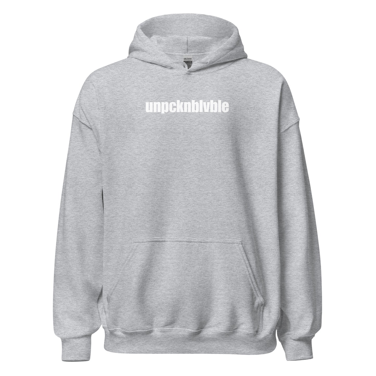 "unpcknblvble" Hockey Hoodie