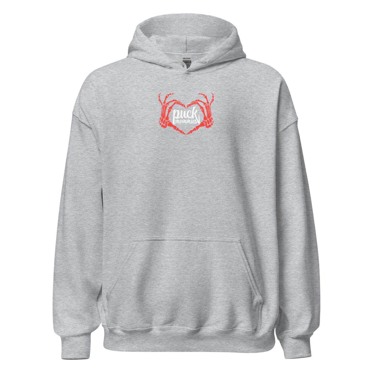 "I ❤️ Puck Mommies" No Bones About It Hockey Hoodie