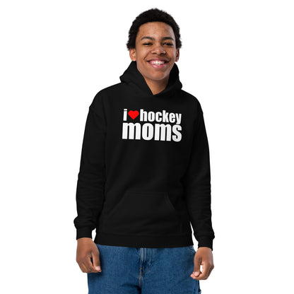 "I ❤️ Hockey Moms" Classic Youth Hockey Hoodie