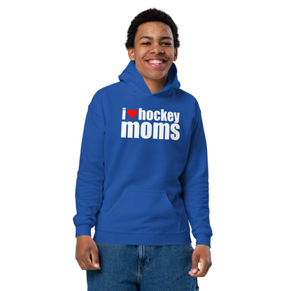 "I ❤️ Hockey Moms" Classic Youth Hockey Hoodie